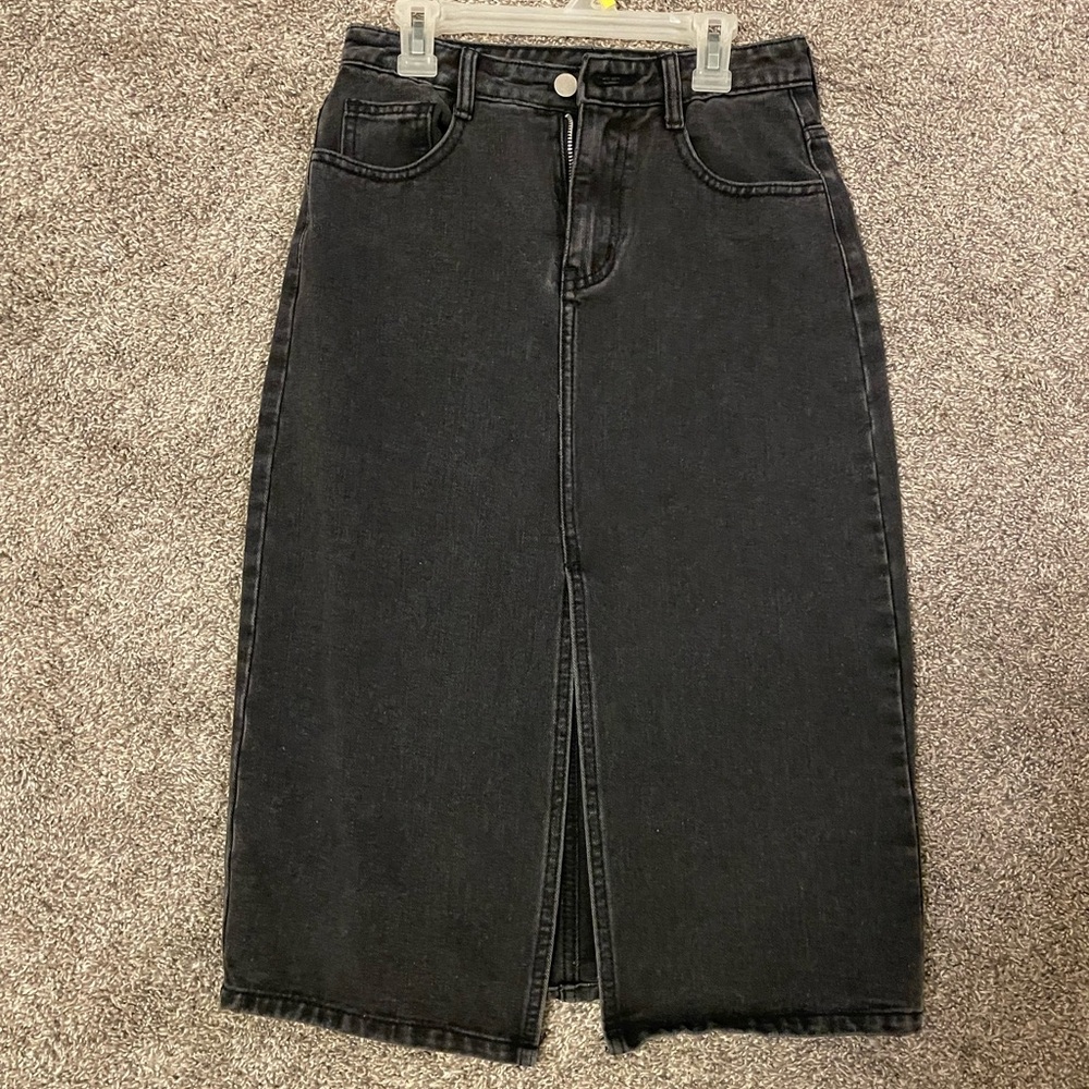 Jean Maxi Skirt